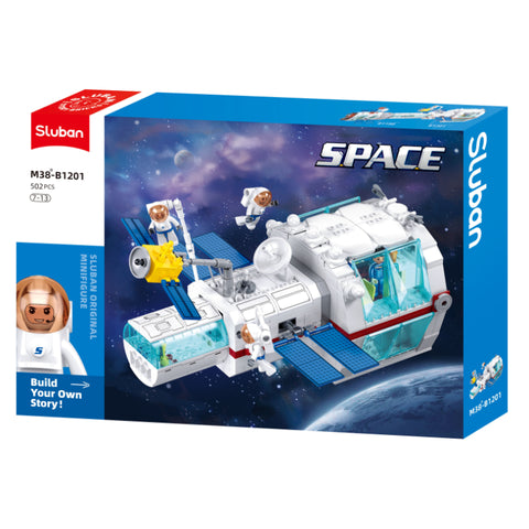 SPACESpaceStationcoremodule502pcs--وحدة محطة الفضاء الأساسية 502 قطعة