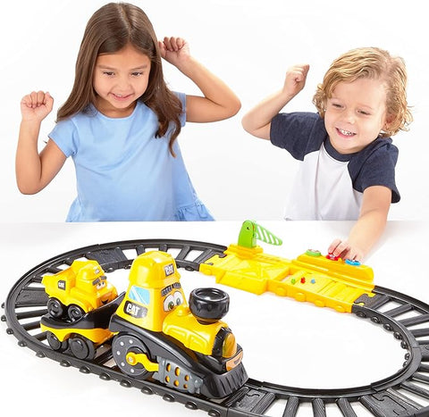 Caterpillar CAT Lights & Sounds Power Tracks Friends Engineering Vehicle--أضواء وأصوات كاتربيلر مركبة هندسية