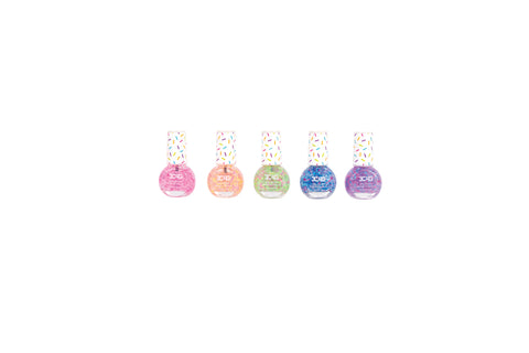 3C4G Confetti Nail Polish 5pk--طلاء أظافر كونفيتي 5 قطع