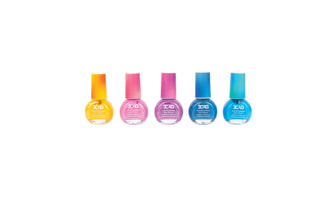 3C4G Color Changing Nail Polish 5pk--طلاء أظافر متغير اللون 5 قطع