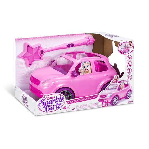 ZURU SPARKLE GIRLZ Remote controlled Car for Sparkle Dolls 10.5" --سيارة تعمل بالتحكم عن بعد للدمى المتلألئة مقاس 10.5 بوصة