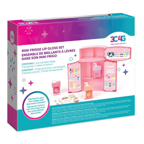 3C4G Mini Fridge Lip Gloss Set--مجموعة ملمع الشفاه ميني فريدج