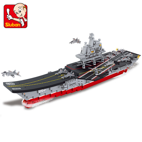 SLUBAN AIRCRAFT CARRIER - 1058 PCS--سلوبان قطع تركيب بلاستيك اسطول بحري- 1058 قطعة