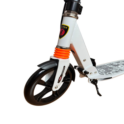 ALUMINUM SCOOTER 90X13.5X105CM-WHITE 13-116-27W--سكوتر المنيوم كبير ابيض