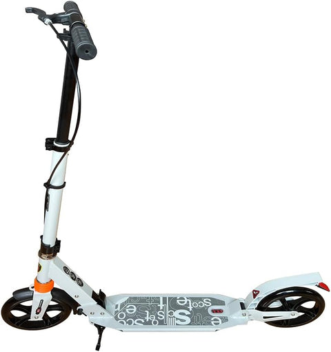 ALUMINUM SCOOTER 90X13.5X105CM-WHITE 13-116-27W--سكوتر المنيوم كبير ابيض