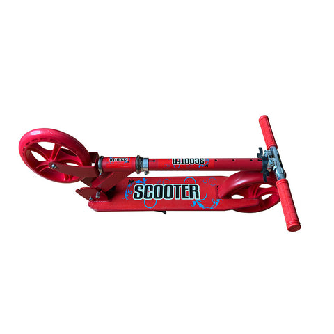 ALUMINUM SCOOTER 92X12.5X96CM-RED 13-24-41R--سكوتر المنيوم كبير  احمر