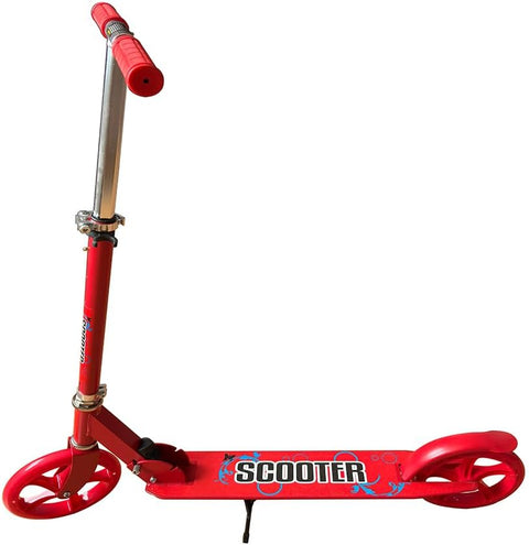 ALUMINUM SCOOTER 92X12.5X96CM-RED 13-24-41R--سكوتر المنيوم كبير  احمر