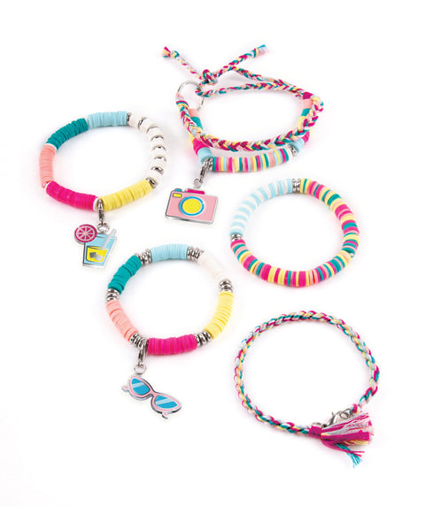 Make It Real Summer Vibes Heishi Bead Set--اجعلها أجواء صيفية حقيقية  مجموعة خرز هيشي