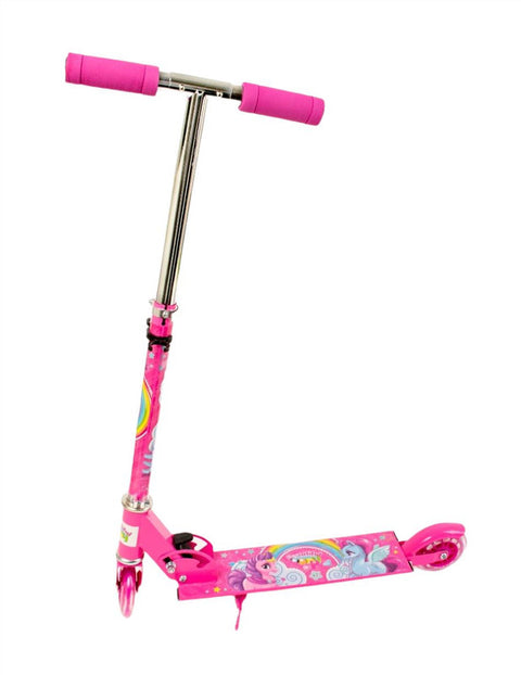 Scooter unicorn 2 wheel pink--سكوتر وحيد القرن 2 عجلة وردي