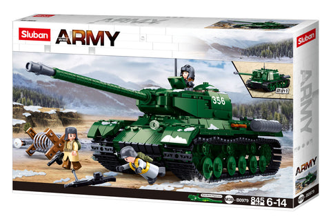 ARMY(Battle of Budapest)-IS2 Heavy Tank/ ISU Tank Destroyer 2IN1 845pcs--سلوبان دبابة مدمرة حربية 2 اكس1845 قطعة