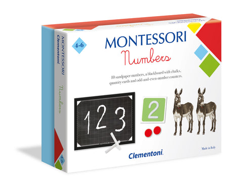 MONTESSORI - NUMERI (GB)--كلمنتوني - مجموعة تعليم الأرقام