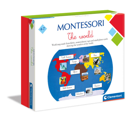 MONTESSORI IL MONDO (UK)--كلمنتوني - مجموعة تعليم خريطة العالم