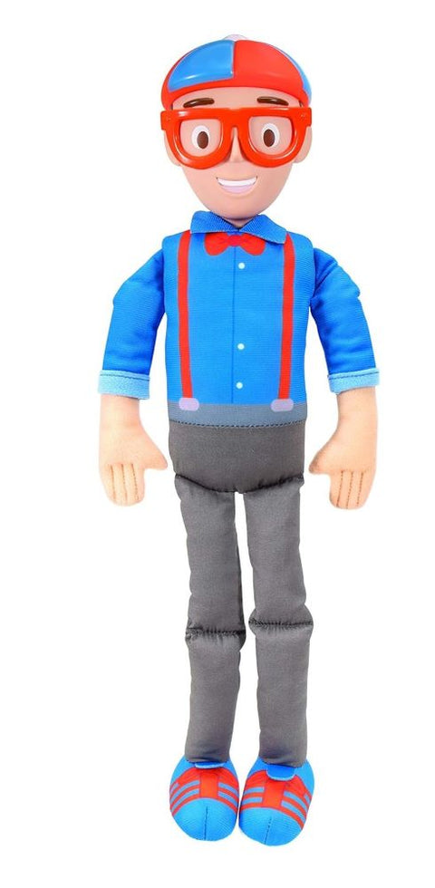 Blippi My Buddy Blippi with Sounds 16 inch Soft Toy--دمية بليبي من القطيفة القابلة للانحناء، بطول 16 بوصة