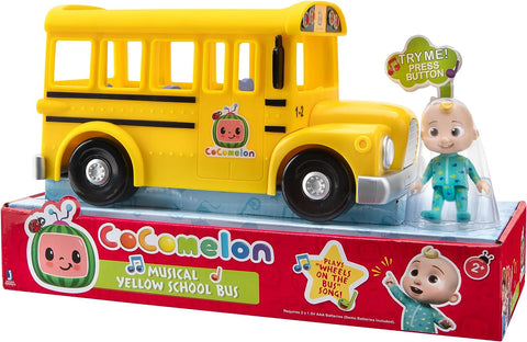 CoComelon - Feature Vehicle (School Bus) Yellow--سيارة مميزة (حافلة مدرسية) من كوكوميلون، اصفر