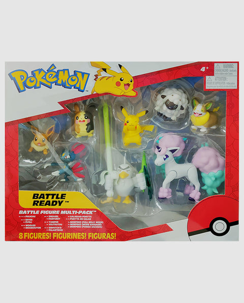 Pokémon Battle Figure Multipack 8-Pack --مجموعة مجسمات بوكيمون باتل متعددة القطع مكونة من 8 قطع،