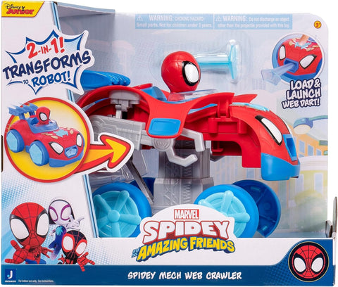 Spidey N Friends - Feature Vehicle (Spidey Mech Web Crawler)--سبايدي  مركبة مميزة متحولة