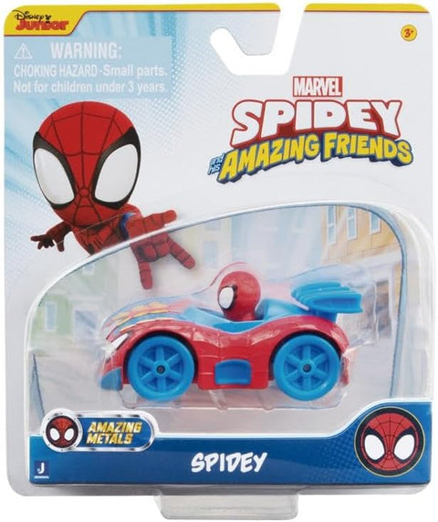 Spidey N Friends - Diecast Vehicles Amazing Metals Spidey--سبايدي - سيارات معدنية سبايدي