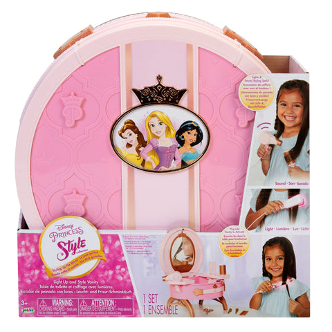 Disney Princess Style Travel Vanity Set--مجموعة مستحضرات التجميل للسفر على طراز أميرات ديزني