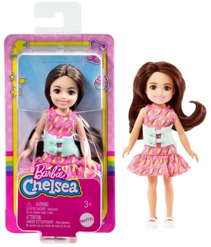 BARBIE CHELSEA DOLL COLLECTION 6 INCH--مجموعة دمى باربي تشيلسي، دمى صغيرة ترتدي أزياء وأحذية قابلة للإزالة، مقاس 6 بوصات