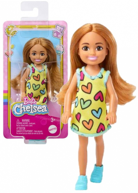 BARBIE CHELSEA DOLL COLLECTION 6 INCH--مجموعة دمى باربي تشيلسي، دمى صغيرة ترتدي أزياء وأحذية قابلة للإزالة، مقاس 6 بوصات