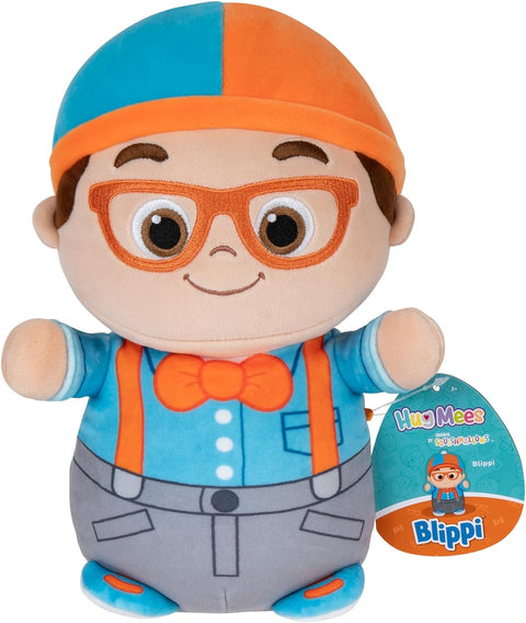 Blippi Hugmees 10" Size--دمية بليبي هاج ميس مخملية متوسطة الحجم، مقاس 25 سم