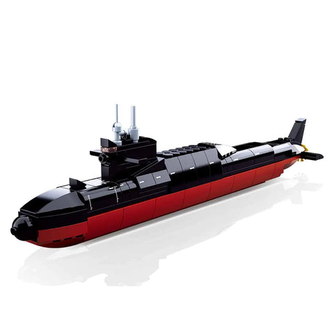 Sluban  Model bricks- 094 Strategic Submarine 1:--سلوبان قطع تركيب غواصة استراتيجية 227 قطعة