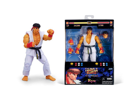 Jada Street Fighter II Ryu 6" Figure--مجسم جادا ستريت فايتر ريو مقاس 6 بوصات