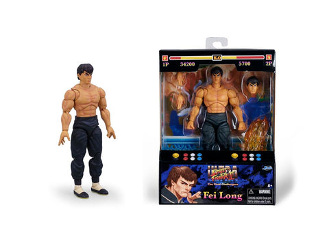 Jada Street Fighter II Fei Long 6" Figure--مجسم جادا ستريت فايتر فاي لونج 6 بوصات