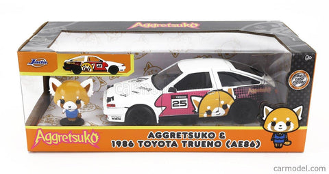 Jada Aggretsuko 1986 Toyota Trueno AE86 1:24--جادا أجريتسوكو 1986 تويوتا تروينو 1:24