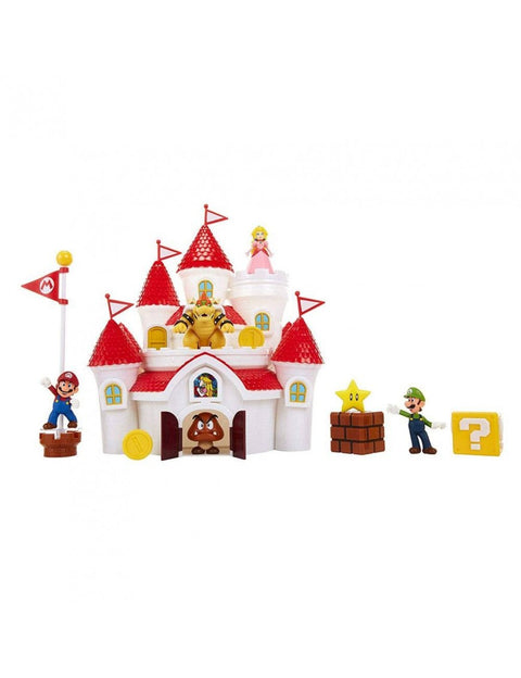 SUPERMARIO DELUXE CASTLE PLAYSET 6CM--لعبة سوبر ماريو ديلوكس كاستل 6 سم