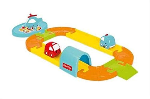 FISHER PRICE FOR TOY CAR W/ ROADWAY SET--حلبة سيارات أطفال