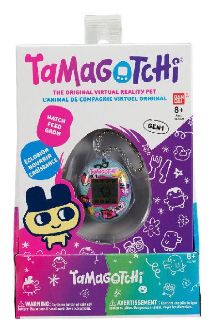 TAMAGOTCHI ORIGI. DENIM PATCHES B/OPDQ8--تماكوتشي اورجينال دينيم باتشيز