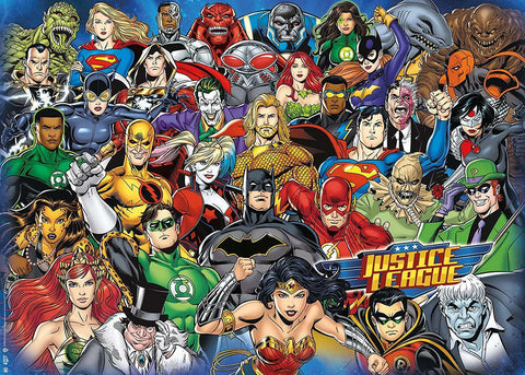 Ravensburger Challenge DC Comics 1000p--تحدي رافنسبرجر كاريكاتير1000