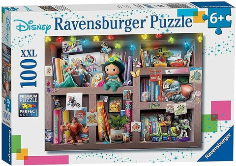 Ravensburger Disney Multicharacter XXL 100 piece Jigsaw Puzzle--ريفينز بيرغر احجية جيغسو متعددة الشخصيات من ديزني يونيفيرس للاطفال  100 قطعة