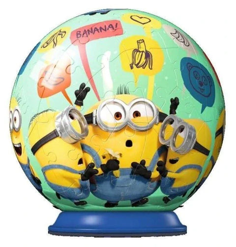 Ravensburger Puzzle-Ball Minions 2 - 72pcs--لعبة ألغاز كرة المينيونز 2 من رافنسبرجر - 72 قطعة