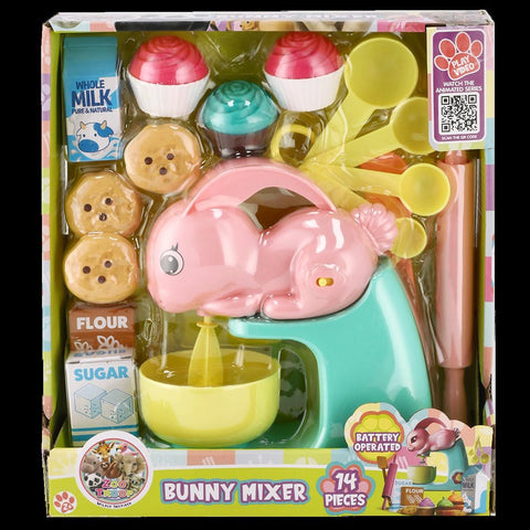 BUNNY MIXER WITH LOTS OF ACCESSORIES--لعبة خلاط مع الكثير من الملحقات