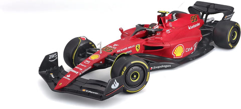 Bburago 1:18 2022 Ferrari F1-75--مجسم سيارة فيراري F1-75 موديل 2022 بمقياس 1:18