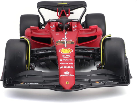 Bburago 1:18 2022 Ferrari F1-75--مجسم سيارة فيراري F1-75 موديل 2022 بمقياس 1:18