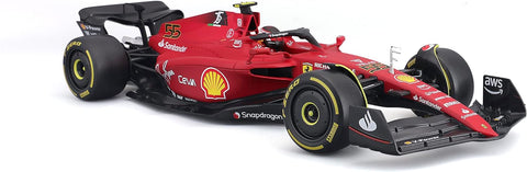 Bburago 1:18 2022 Ferrari F1-75--مجسم سيارة فيراري F1-75 موديل 2022 بمقياس 1:18