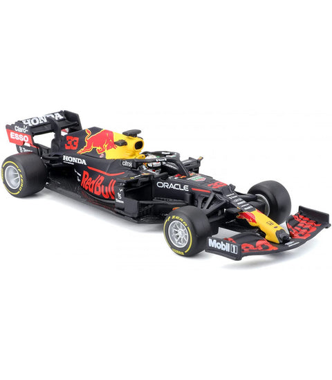 Bburago 1:43 Porsche Red Bull Racing RB16B (with helmet)--نموذج مجسم لسيارة بورش ريد بل من بوراجو