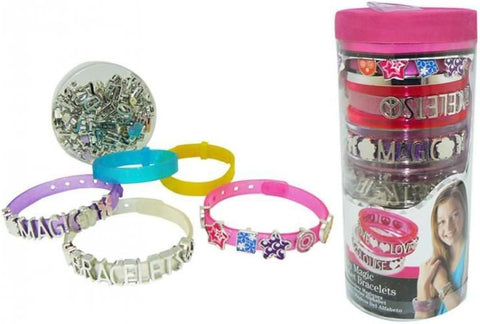 Tasia My Magic Alphabet Bracelets for Kids, Multicolor--اساور الحروف الابجدية للاطفال- متعددة الالوان من تاسيا