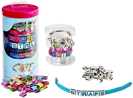 Tasia My Magic Styling Straps Set for Girls, Multicolor--مجموعة اشرطة تصفيف الشعر للبنات متعددة الالوان من تاسيا