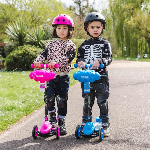 Xootz Kids Bubble Go Foldable Scooter--سكوتر الفقاعات القابل للطي للاطفال من اكسووتز