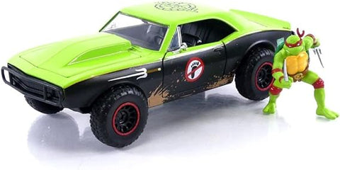 Jada Turtles Raphael Chevy Camaro 1:24--جادا ترتلز رافائيل تشيفي كامارو 1:24