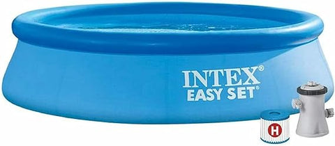 INTEX 8FT X 24IN EASY SET POOL--حمام سباحة انتكس 8أقدام × 24 بوصة سهل الإعداد