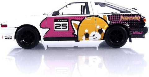 Jada Aggretsuko 1986 Toyota Trueno AE86 1:24--جادا أجريتسوكو 1986 تويوتا تروينو 1:24