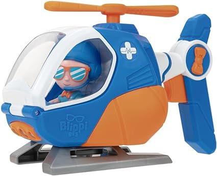 BLIPPI RESCUE HELICOPTER--بليبي - لعبة طائرة الهليكوبتر للإنقاذ الجوي المميزة