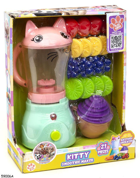 KITTY BLENDER WITH LOTS OF ACCESSORIES-- لعبة خلاط كيتي مع الكثير من الملحقات