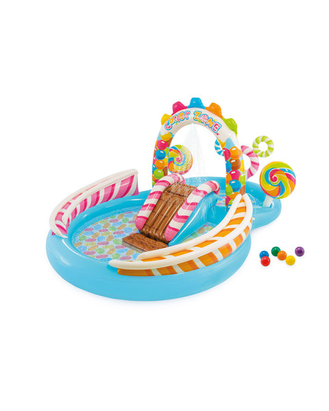 INTEX CANDY ZONETM PLAY CENTER, Ages 3+--مركز لعب انتكس كاندي زون، للأعمار من 3 سنوات فما فوق