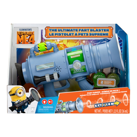 DESPICABLE ME4 ULTRA FART BLASTER--مينيون جهاز تفجير 14 بوصة من ديسبيكابل مي 4 التيميت فارت بلاستر لايتس اند اس اف اكس